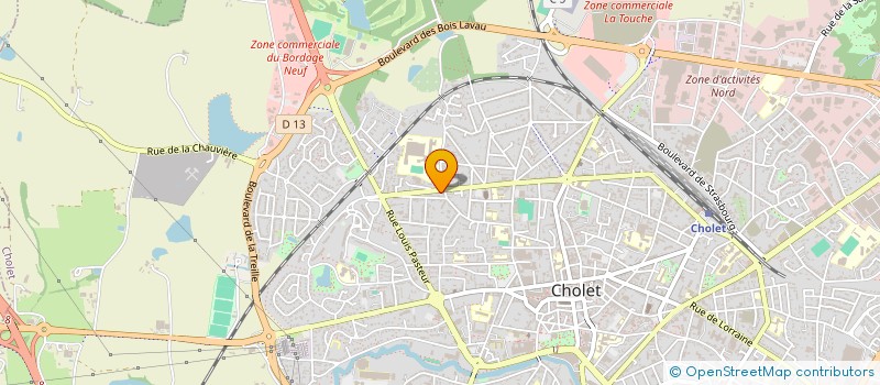 localisation de l'entreprise SCM KINE-VAB à CHOLET