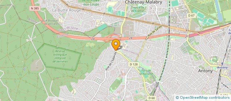 localisation de l'entreprise SCM KINE-VERRIERES 87 à VERRIERES-LE-BUISSON