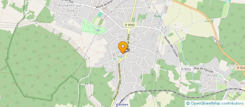 localisation de l'entreprise SCM KINE VIARMES  VIARMES