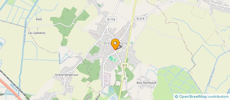 localisation de l'entreprise SCM KINEA à BREUIL-MAGNE