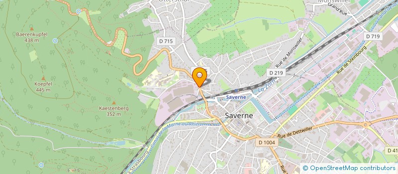 localisation de l'entreprise SCM KINEBALNEO SPORT&SANTE  SAVERNE