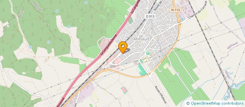 localisation de l'entreprise SCM KINECAB MILHAUD  MILHAUD