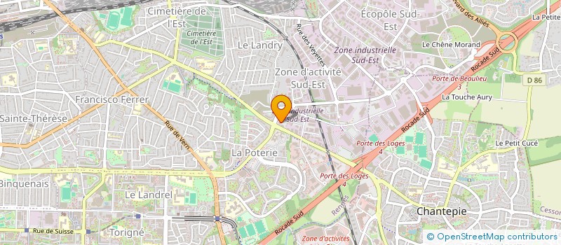 localisation de l'entreprise SCM KINECOLOMBAN à RENNES