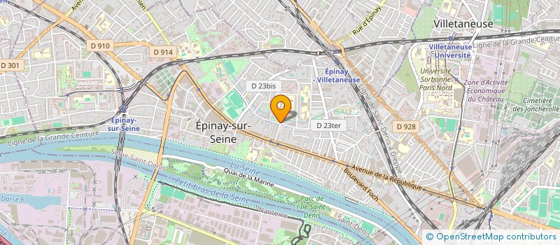localisation de l'entreprise SCM KINEDUSPORT à EPINAY-SUR-SEINE