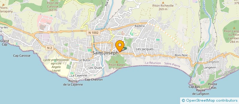 localisation de l'entreprise SCM KINEFORM à SAINT-JOSEPH