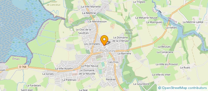 localisation de l'entreprise SCM KINEMERAUDE  BEAUSSAIS-SUR-MER