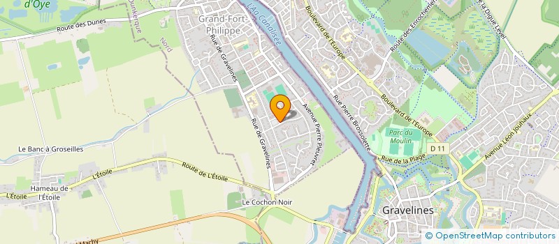 localisation de l'entreprise SCM KINEO  GRAND-FORT-PHILIPPE