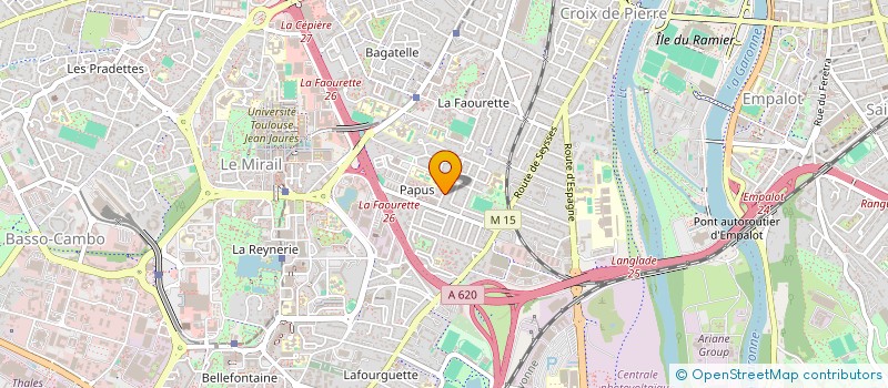 localisation de l'entreprise SCM KINEPAPUS à TOULOUSE