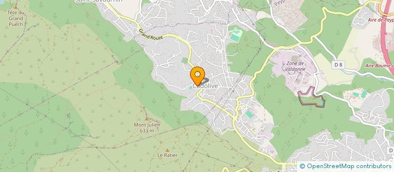 localisation de l'entreprise SCM KINES CADOLIVE  CADOLIVE