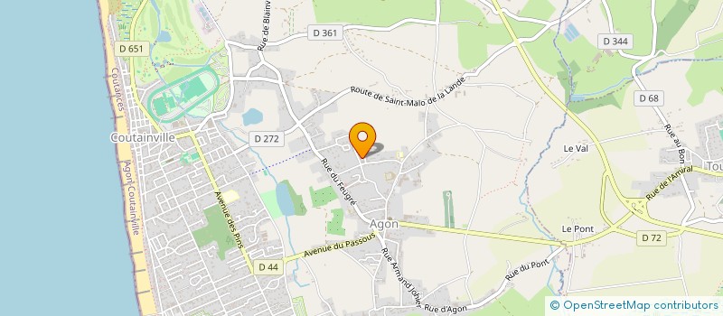 localisation de l'entreprise SCM KINES D'AGON à AGON-COUTAINVILLE