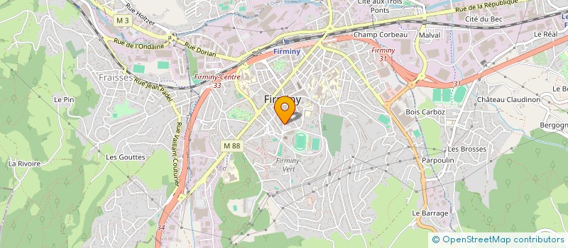localisation de l'entreprise SCM KINES DU MAIL à FIRMINY