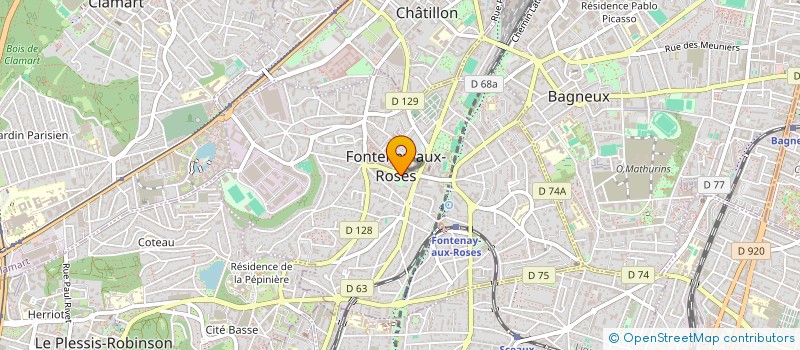 localisation de l'entreprise SCM KINES FAR à FONTENAY-AUX-ROSES