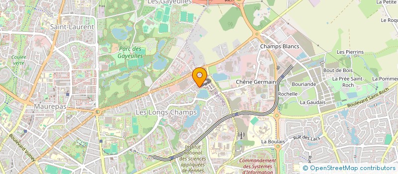localisation de l'entreprise SCM KINES GALAXIES à RENNES