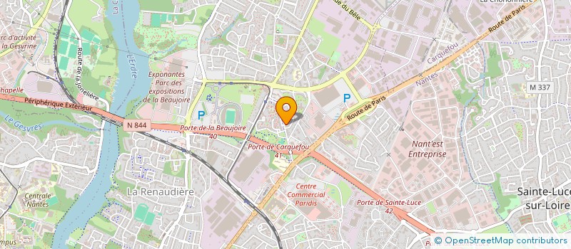localisation de l'entreprise SCM KINES HALVEQUE à NANTES