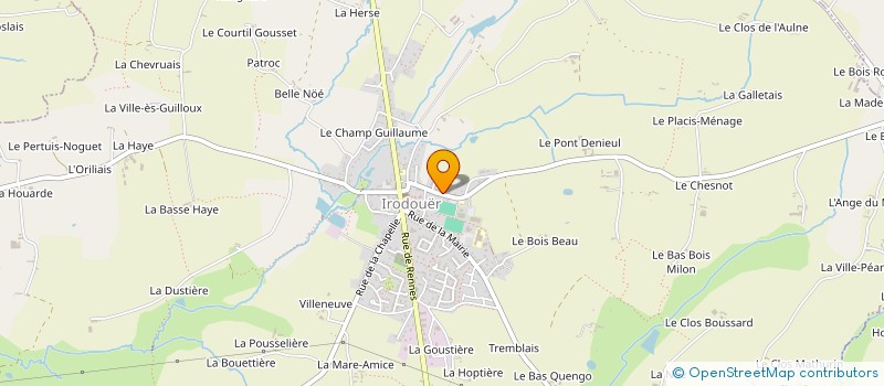 localisation de l'entreprise SCM KINES IRODOUER  IRODOUER