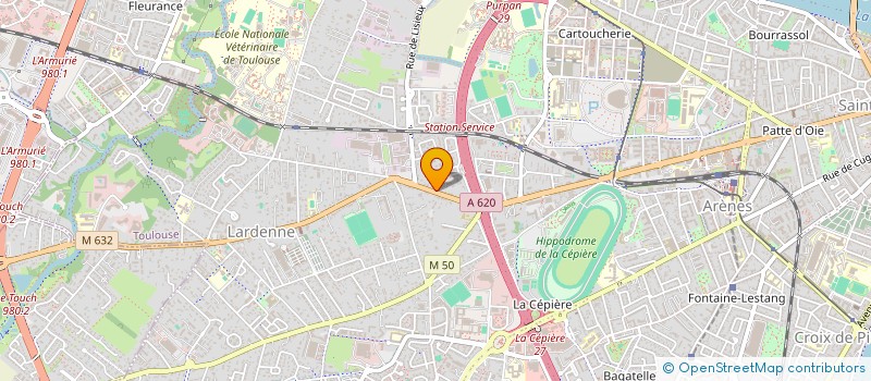 localisation de l'entreprise SCM KINES LARDENNE à TOULOUSE