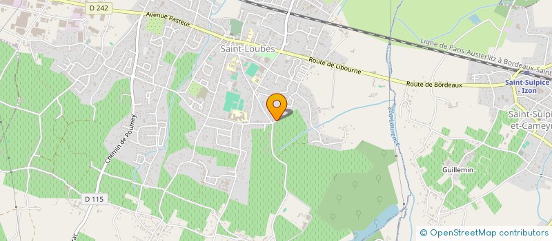 localisation de l'entreprise SCM KINES SAINT LOUBES  SAINT-LOUBES