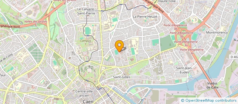 localisation de l'entreprise SCM KINES SPORT SANTE à CAEN