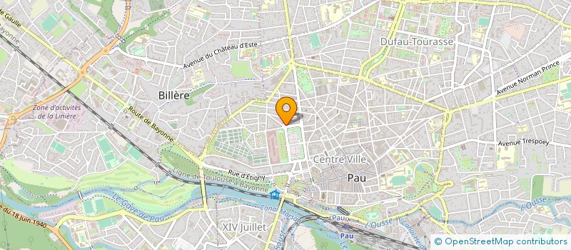 localisation de l'entreprise SCM KINES VERDUN à PAU