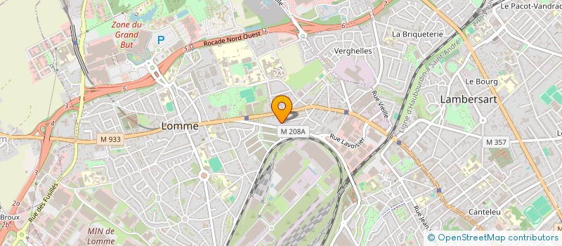 localisation de l'entreprise SCM KINESI à LILLE