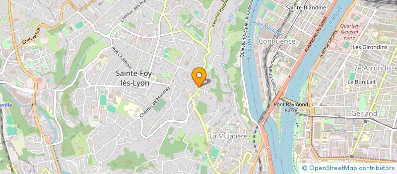 localisation de l'entreprise SCM KINESI DU CENTRE  SAINTE-FOY-LES-LYON