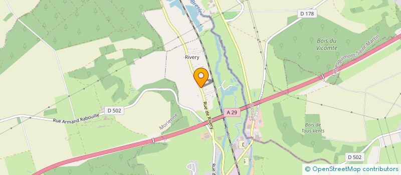 localisation de l'entreprise SCM KINESI SAINT LAZARE  AUMALE