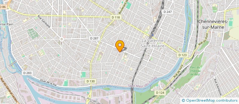 localisation de l'entreprise SCM KINESIS à SAINT-MAUR-DES-FOSSES