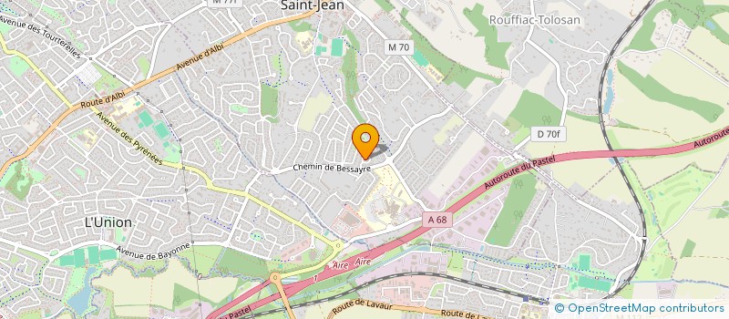 localisation de l'entreprise SCM KINESITHERAPEUTES A DOMICILE TOULOUSE à SAINT-JEAN