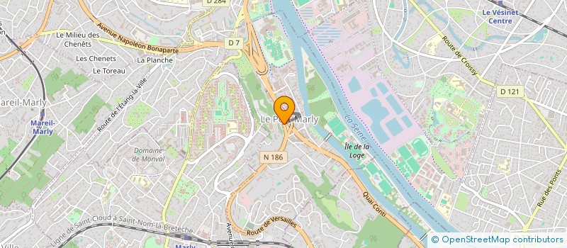 localisation de l'entreprise SCM KINESITHERAPEUTES CLINIQUE EUROPE  LE PORT-MARLY