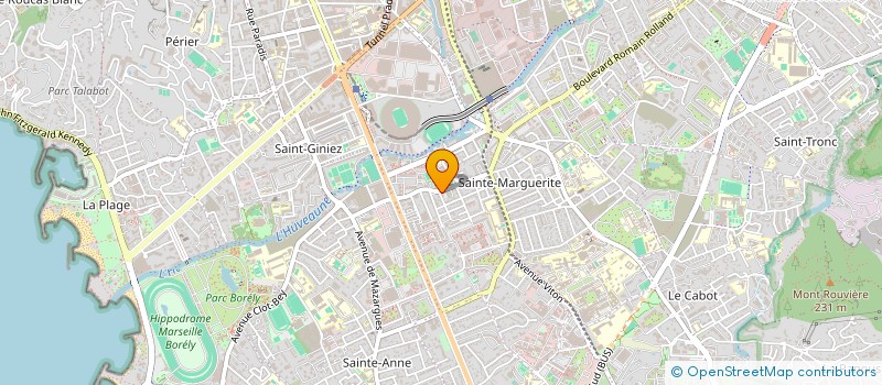 localisation de l'entreprise SCM KINESITHERAPEUTES GANAY à MARSEILLE