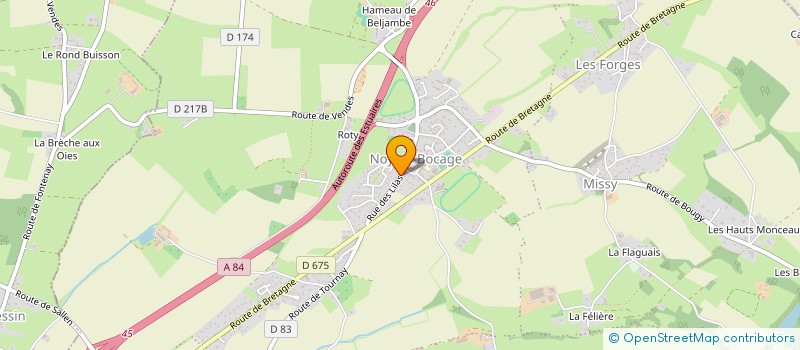 localisation de l'entreprise SCM KINESITHERAPEUTES VAL D'ARRY  VAL D'ARRY