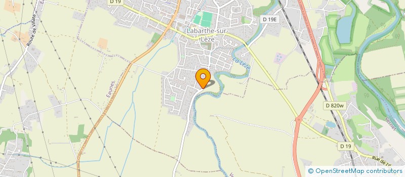 localisation de l'entreprise SCM KINESITHERAPIE CANIGIANI NOYGUES à LABARTHE-SUR-LEZE