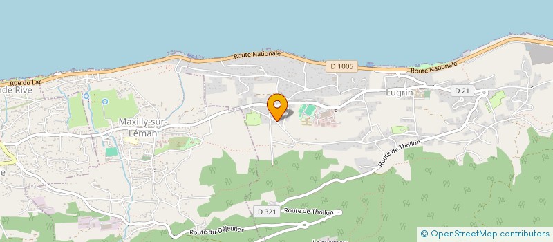 localisation de l'entreprise SCM KINESITHERAPIE LA V E L  LUGRIN