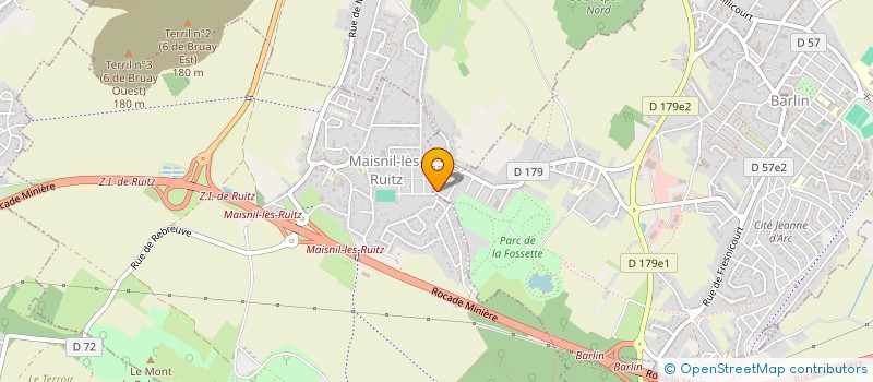 localisation de l'entreprise SCM KINESITHERAPIE MAISNIL SANTE  MAISNIL-LES-RUITZ