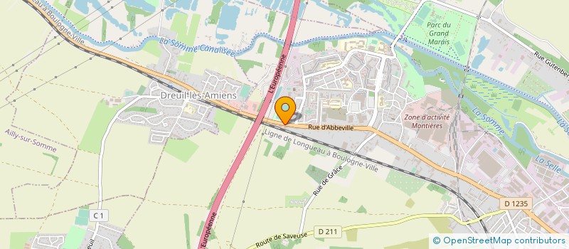 localisation de l'entreprise SCM KINETOUVIE à AMIENS