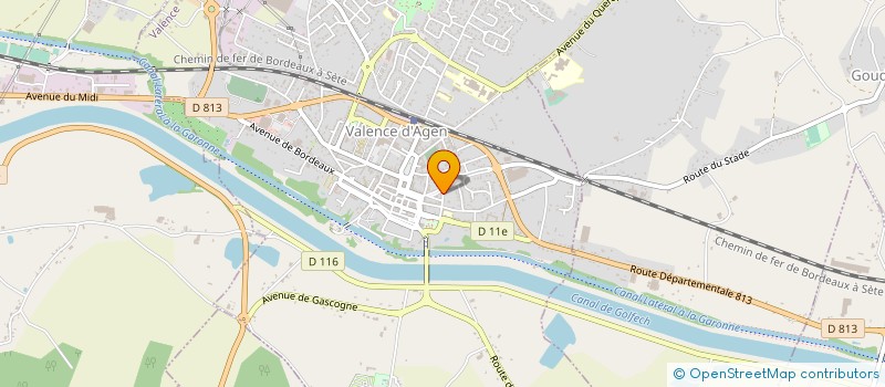 localisation de l'entreprise SCM KINEVAL à VALENCE