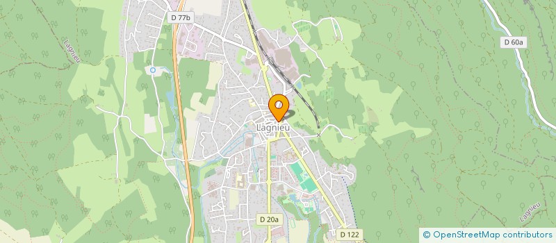 localisation de l'entreprise SCM KINEVIE PLUS  LAGNIEU