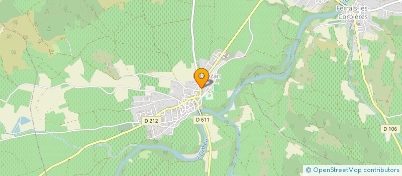 localisation de l'entreprise SCM KINEZAN  FABREZAN