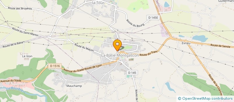 localisation de l'entreprise SCM KINIDRO  LA BATIE-MONTGASCON