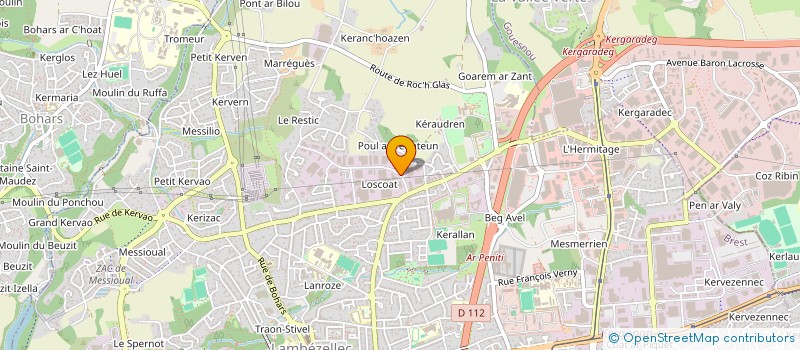 localisation de l'entreprise SCM KINIEPCE à BREST