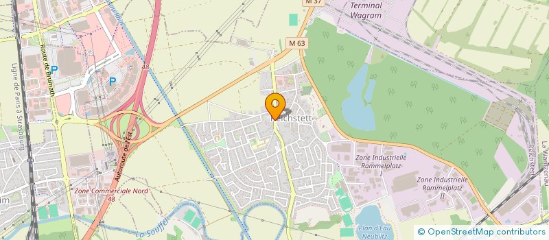 localisation de l'entreprise SCM KLEISS - GUILLOT  REICHSTETT