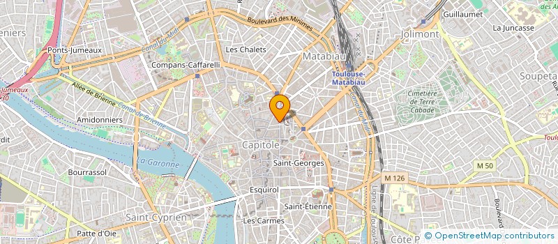 localisation de l'entreprise SCM KOSF  TOULOUSE