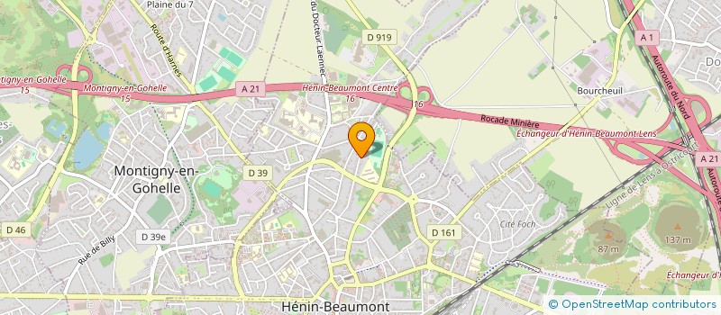 localisation de l'entreprise SCM KOZLOWSKI BOMBEKE MIKOLAJCZYK  HENIN-BEAUMONT