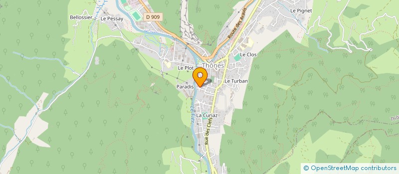 localisation de l'entreprise SCM L'ALPEE à THONES