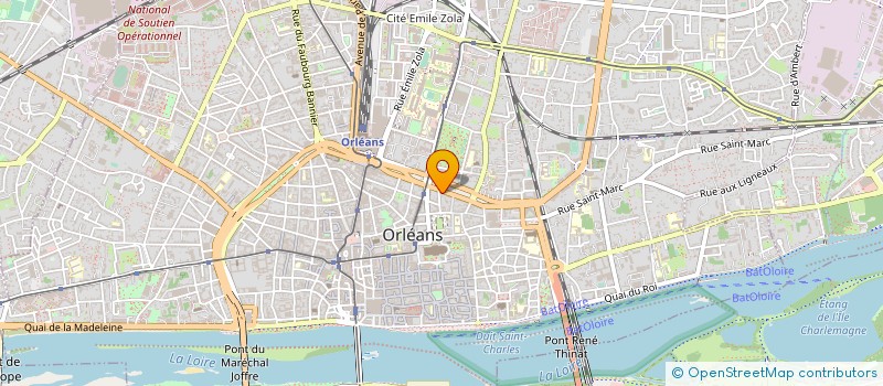 localisation de l'entreprise SCM L'ARCHIPEL à ORLEANS