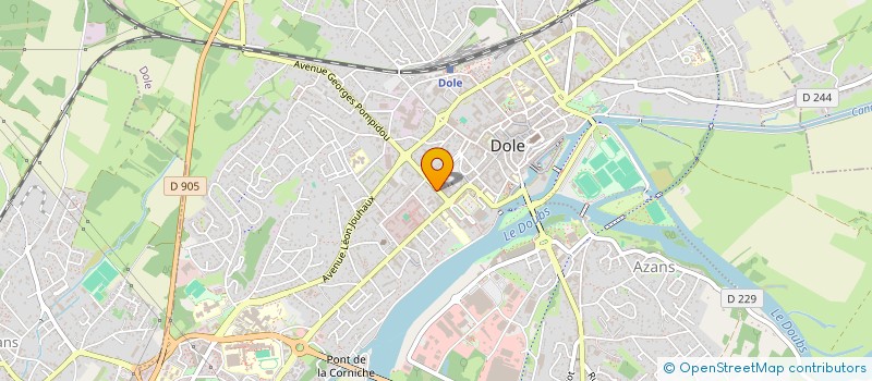 localisation de l'entreprise SCM L'ASTRAGALE à DOLE