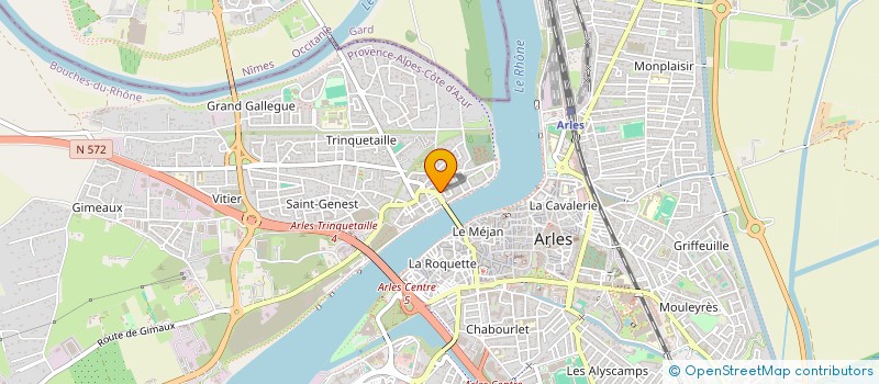 localisation de l'entreprise SCM L'EPICURE  ARLES