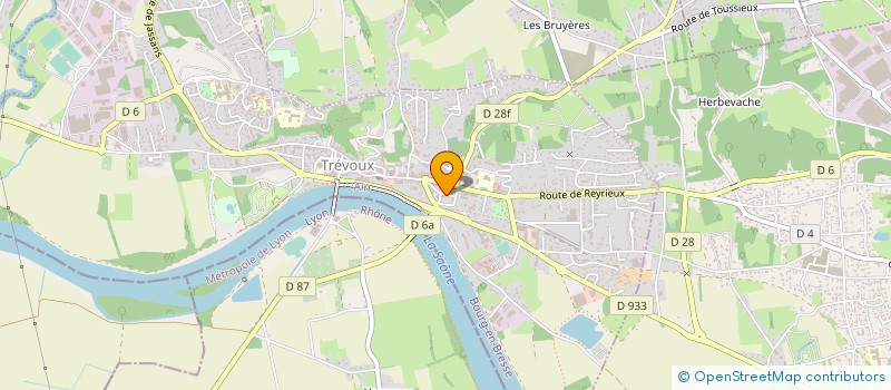 localisation de l'entreprise SCM L'ESPACE MEDICAL à TREVOUX