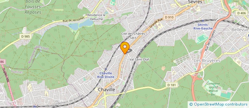 localisation de l'entreprise SCM L.P.H. à CHAVILLE