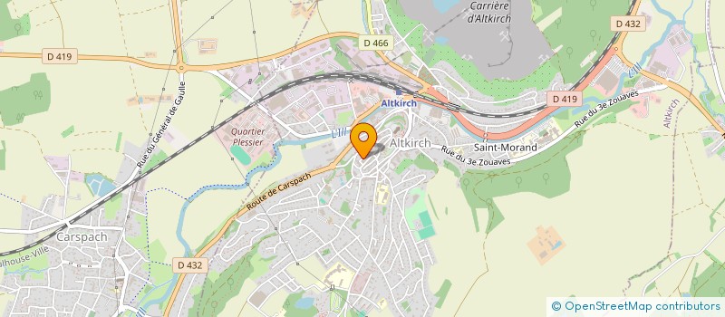 localisation de l'entreprise SCM LA CLE DE SOL  ALTKIRCH